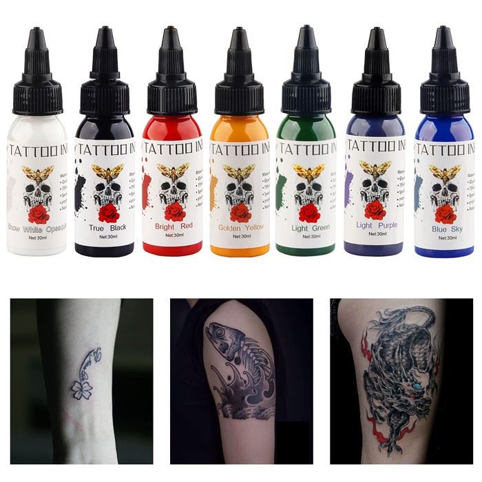 7 Colors Tattoo Ink Pigment 30ml
