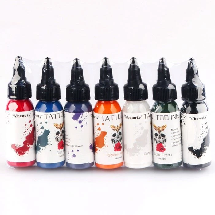 7 Colors Tattoo Ink Pigment 30ml